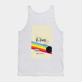 VHS cassette case, E-240 [retrowave/vaporwave] Tank Top